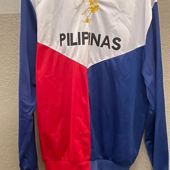Pilipinas Filipino Pride Zip up Jacket New w Tags Philippines Flag Track Jacket - Picture 3 of 7